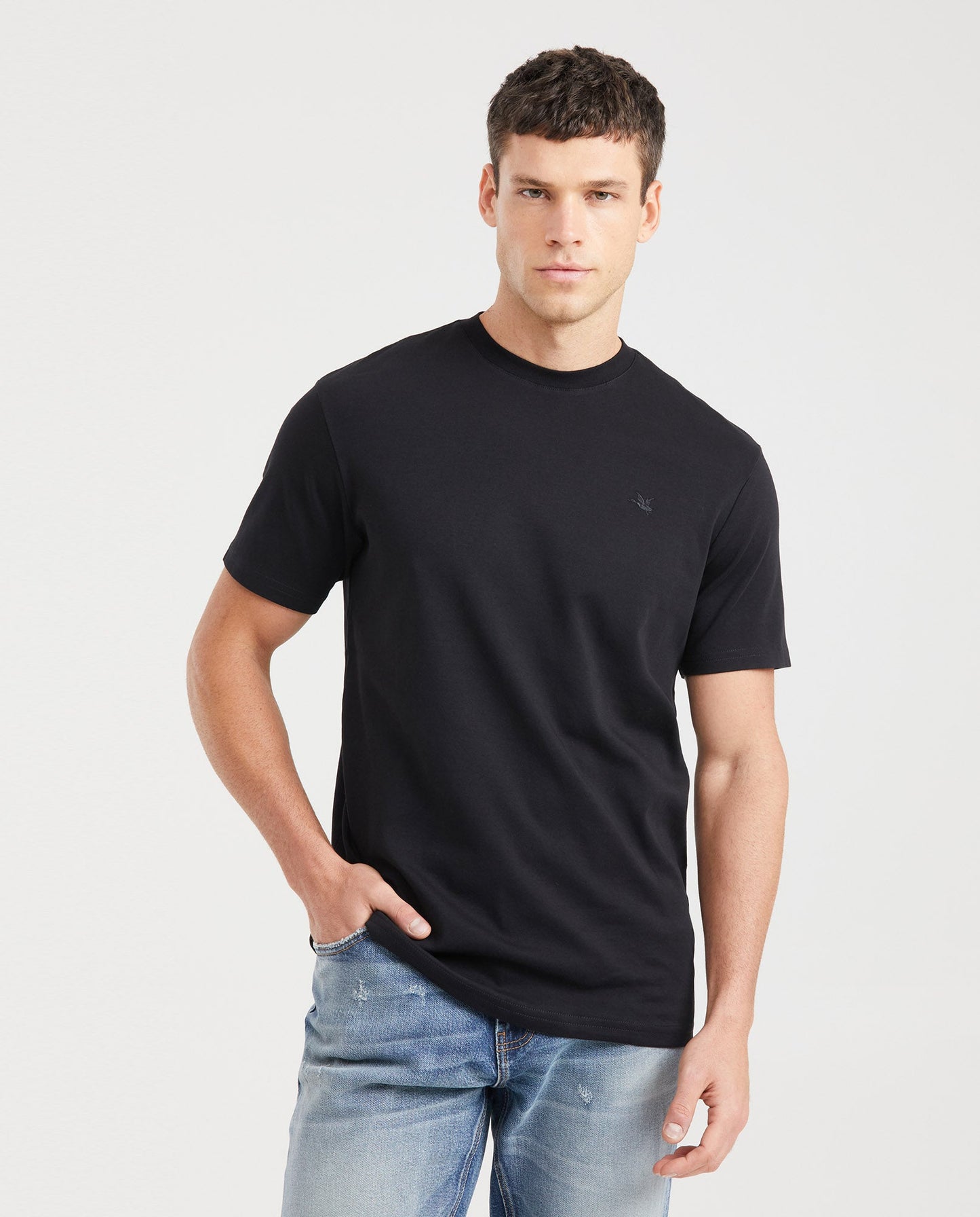 Men's T-Shirt: 100% Cotton - Black