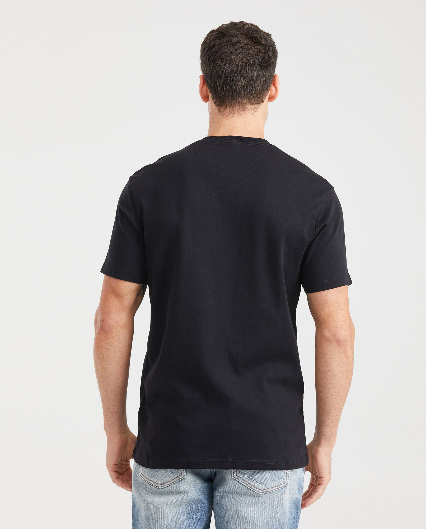 Men's T-Shirt: 100% Cotton - Black