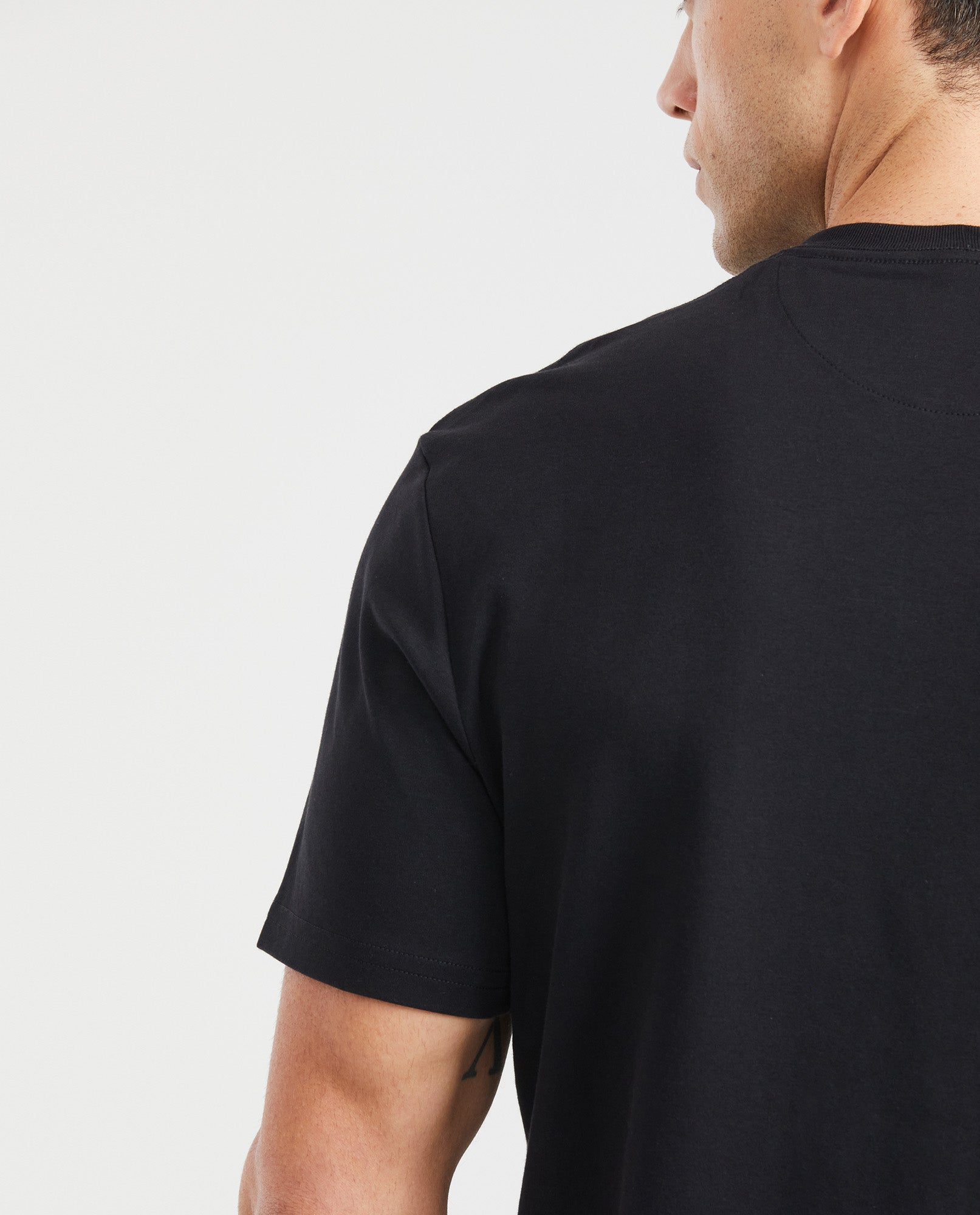 Men's T-Shirt: 100% Cotton - Black