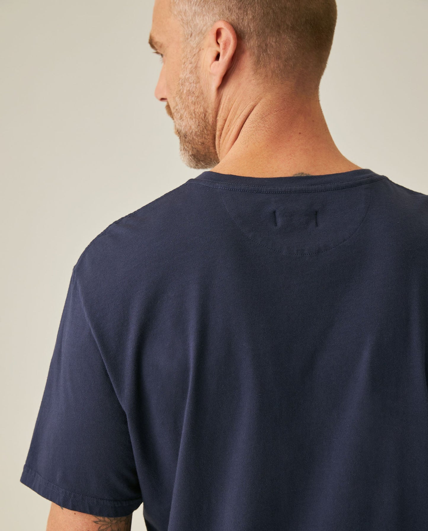 Men's Slim Fit V-Neck T-Shirt - Blue