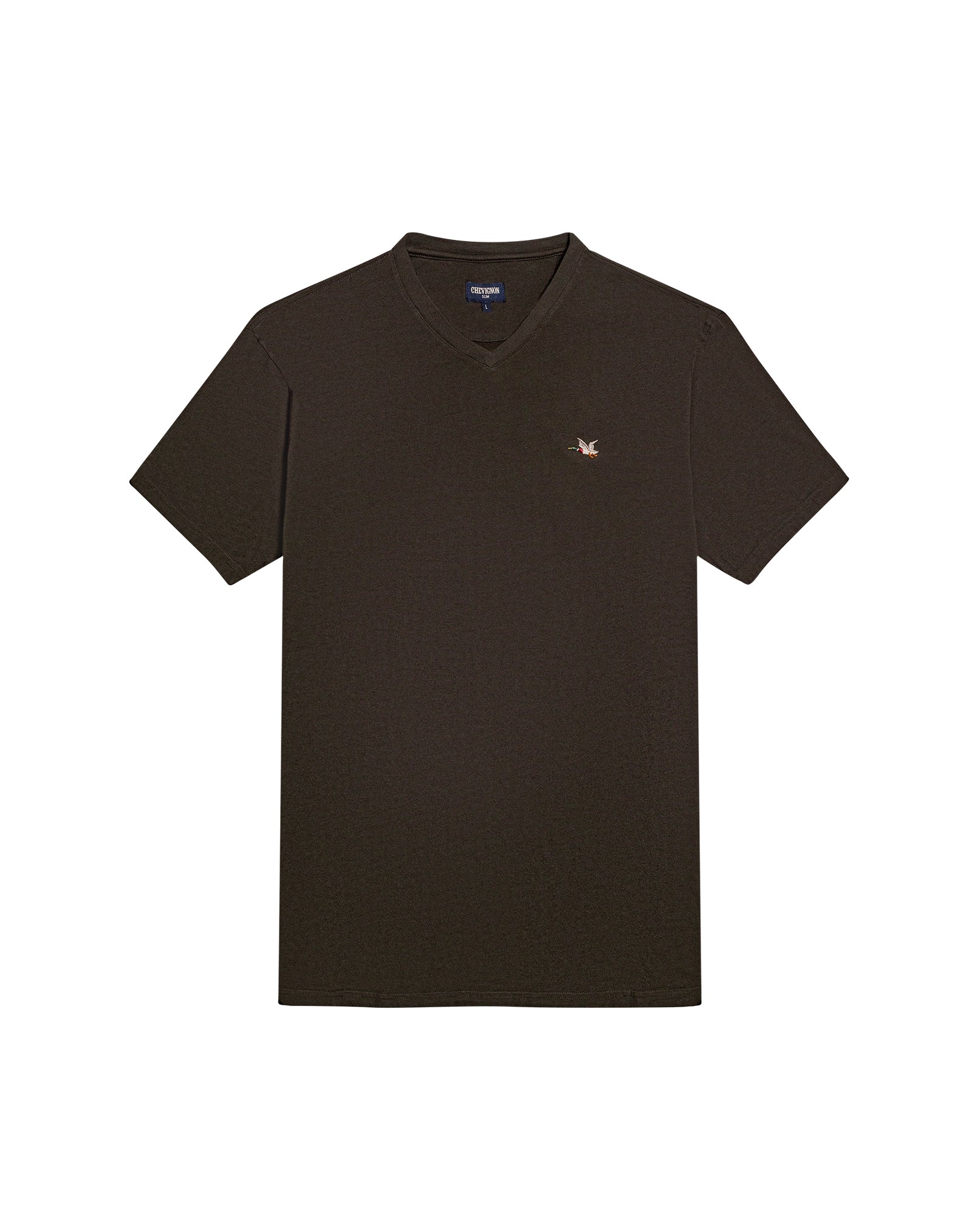 Men's Slim Fit V-Neck T-Shirt - Green