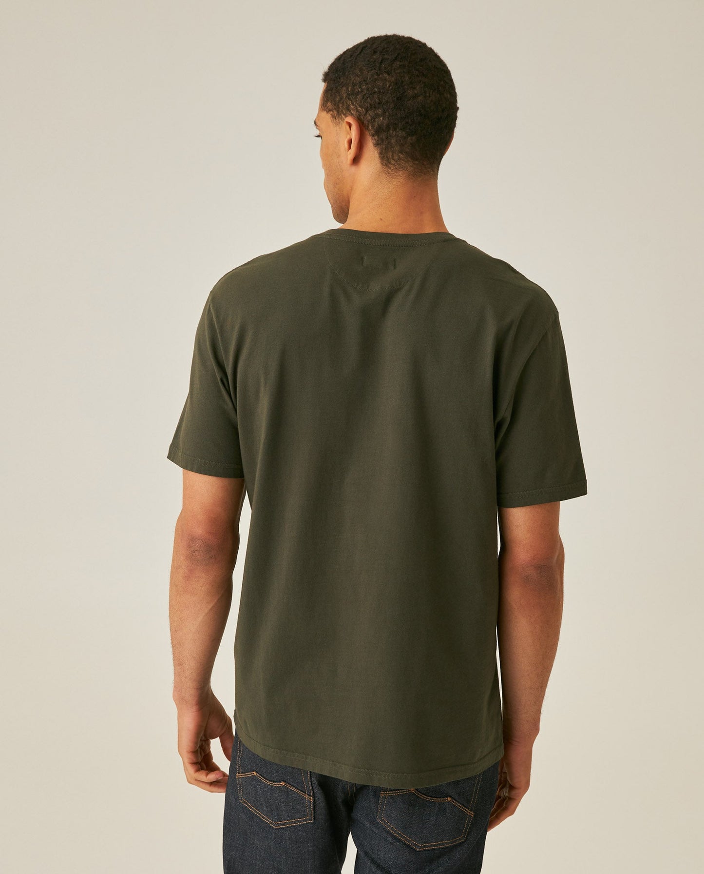 Men's Slim Fit V-Neck T-Shirt - Green