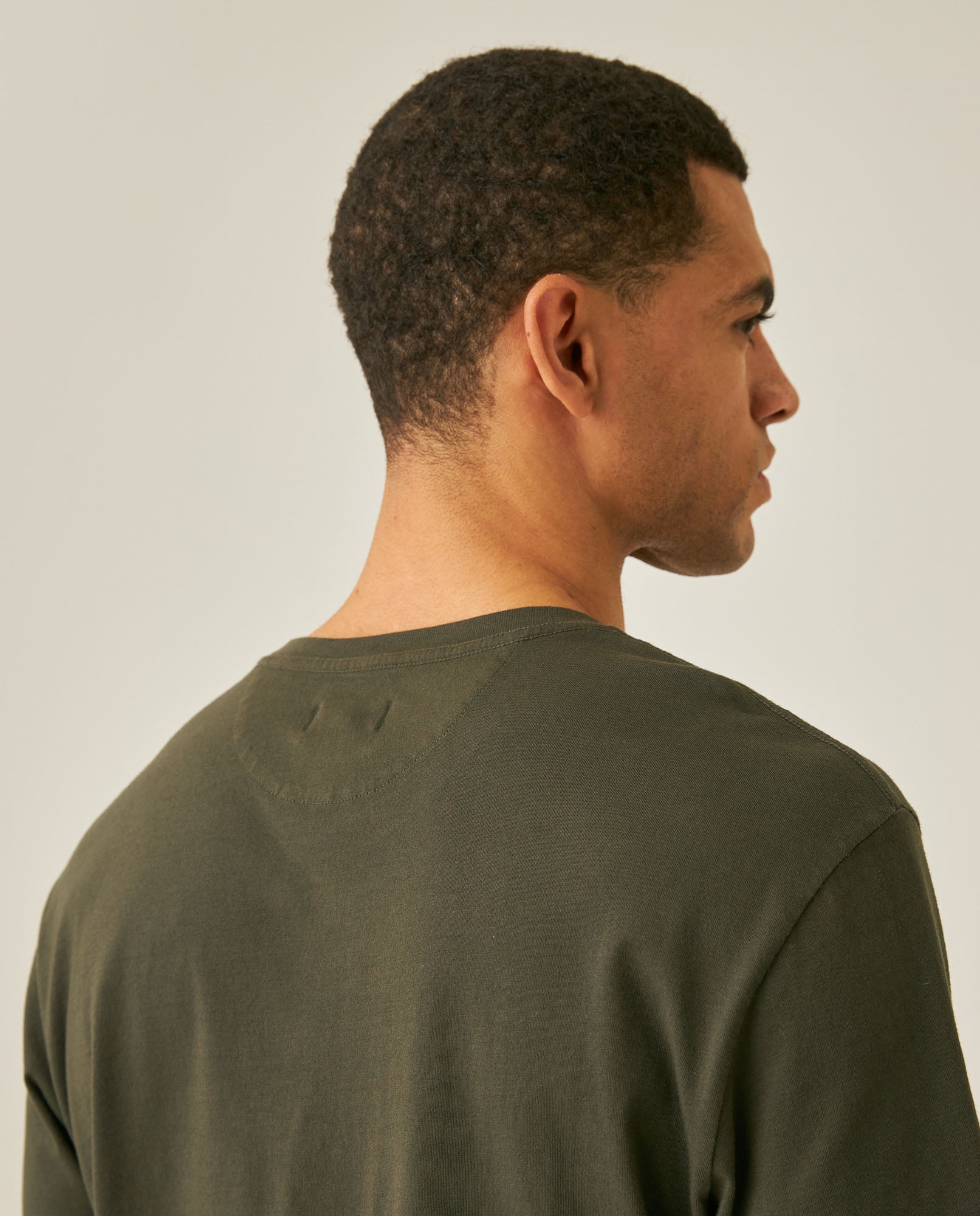 Men's Slim Fit V-Neck T-Shirt - Green