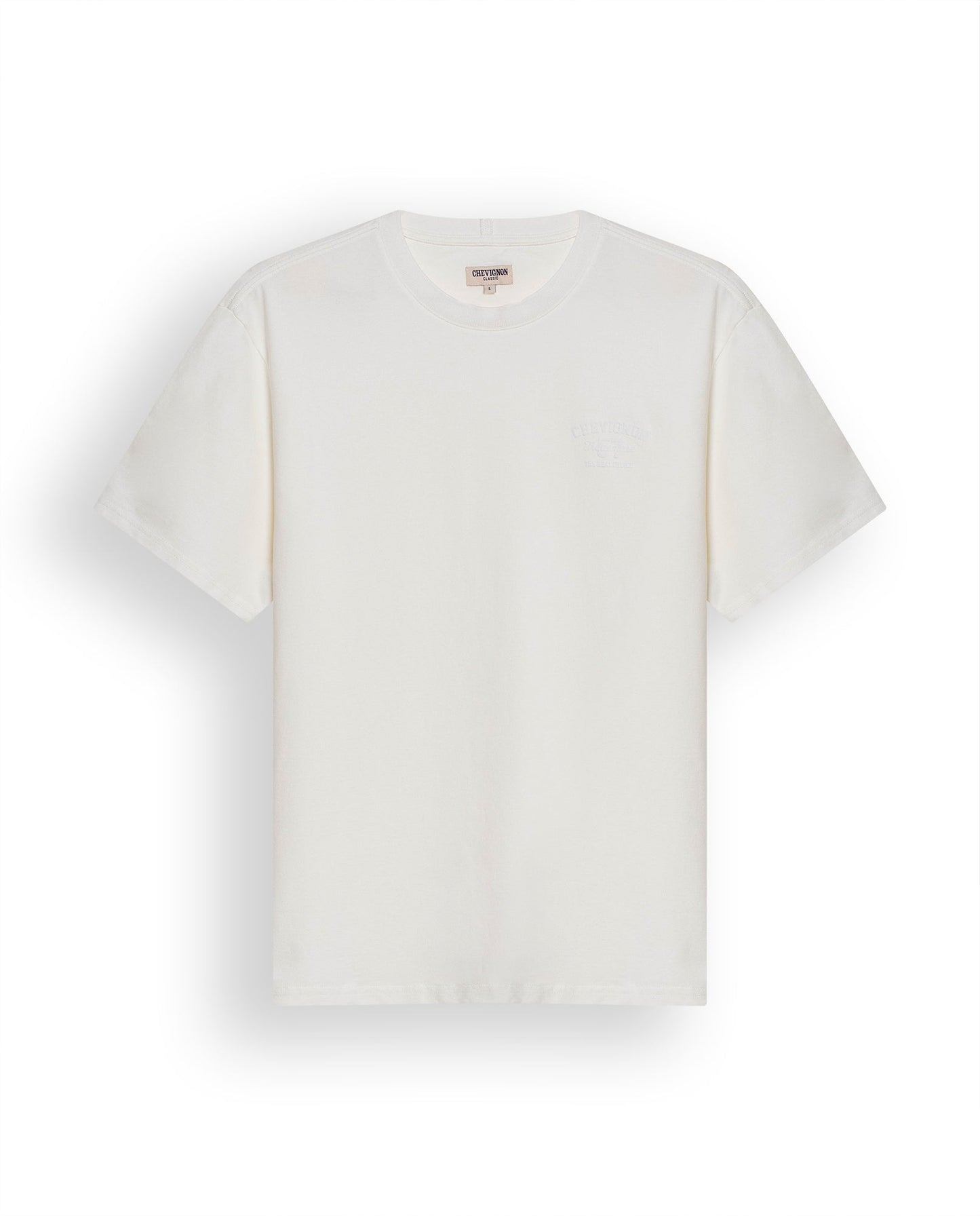 Men's T-Shirt Classic Fit Short Sleeve Cotton Elastane Piqué-Honeycomb Fabric Localized Graphic Red Vent Details - Raw