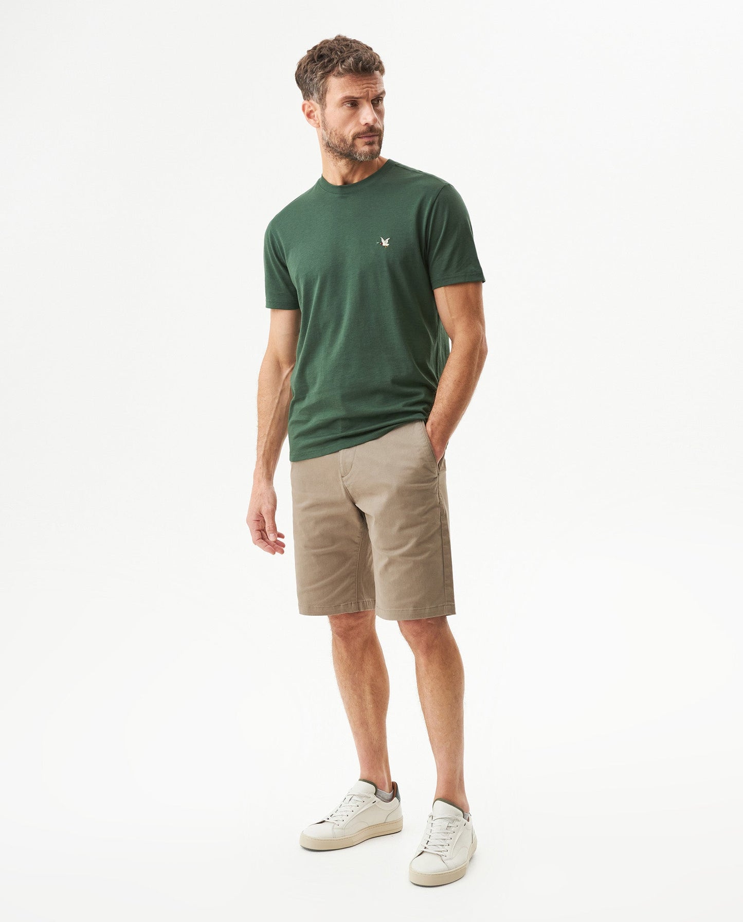 Men's Essential Slim Fit Short Sleeve T-shirt in Pima Cotton Heritage