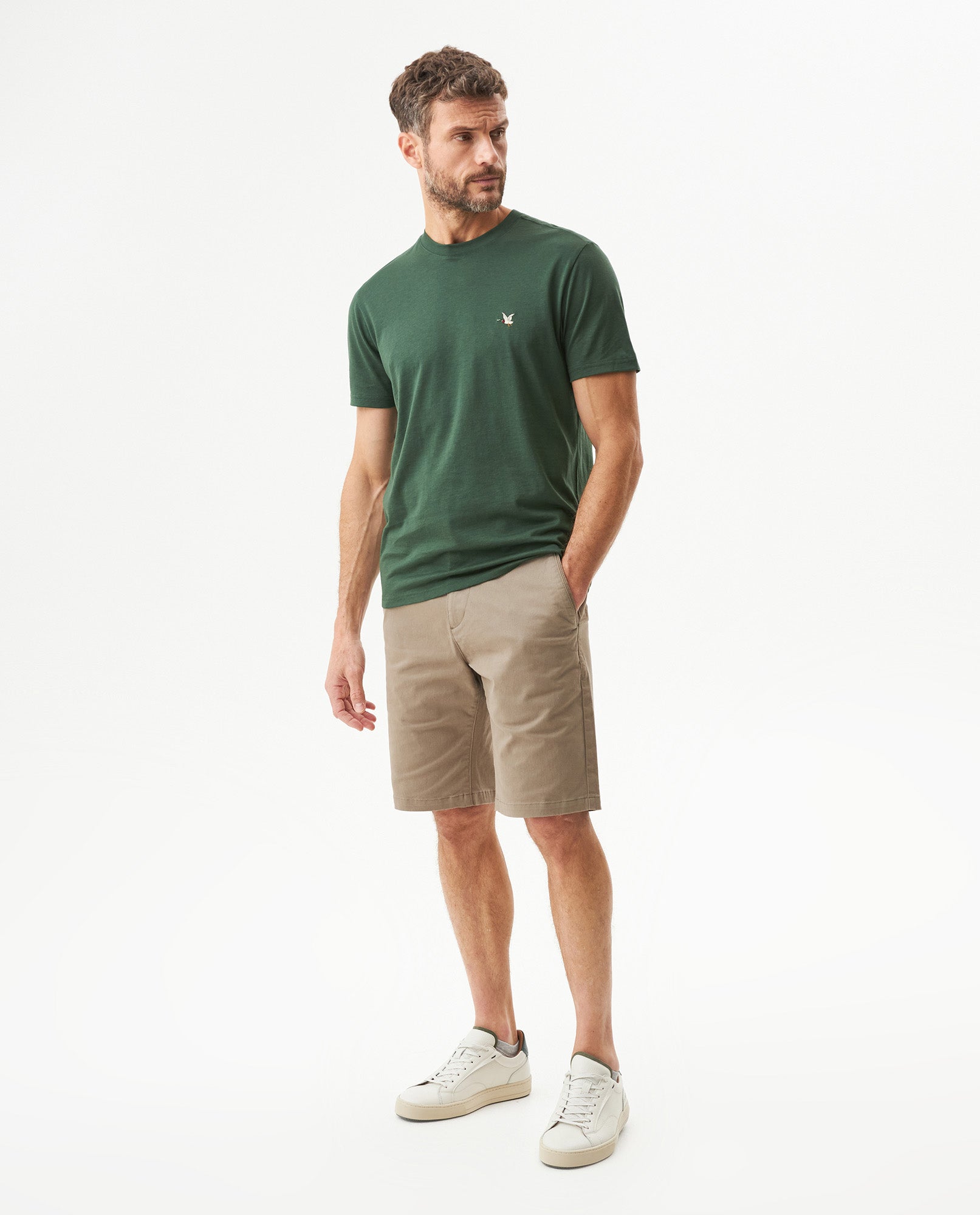 Men's Essential Slim Fit Short Sleeve T-shirt in Pima Cotton Heritage