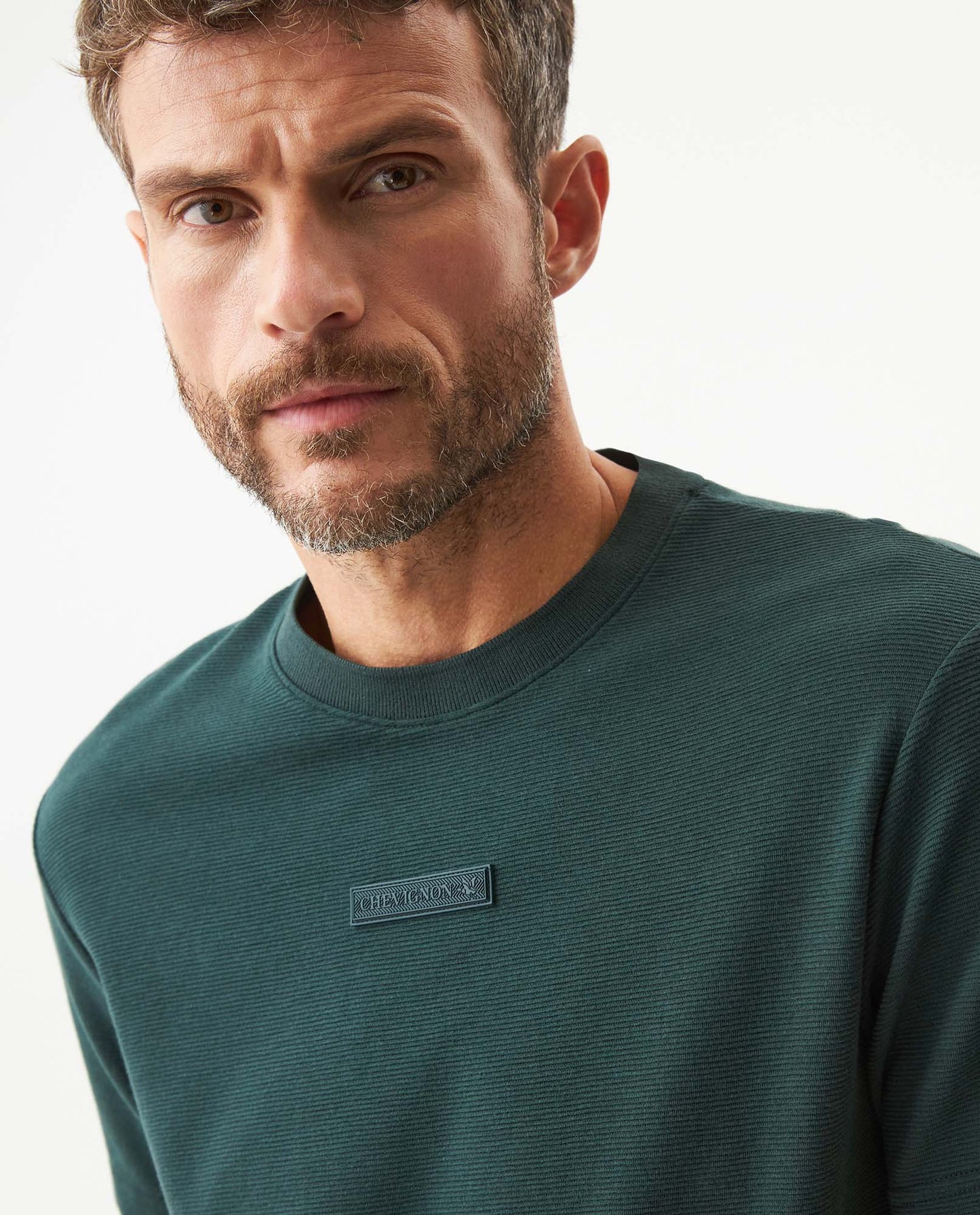 Men's Classic Fit Embroidered T-shirt in Cotton Moorings