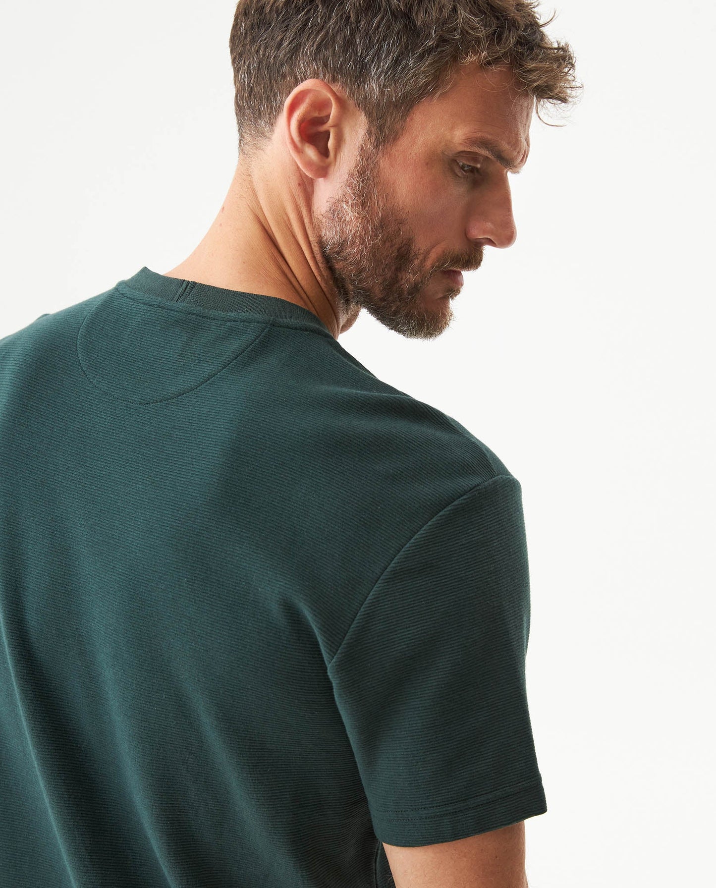 Men's Classic Fit Embroidered T-shirt in Cotton Moorings