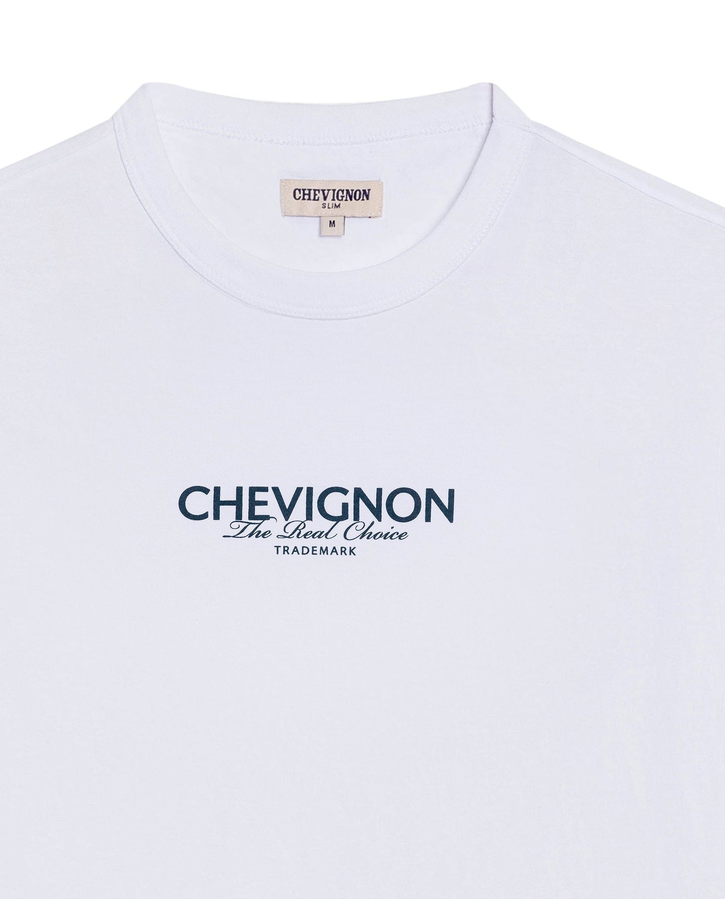 Men's Slim Fit Typographic Graphic T-shirt in Cotton Seafront