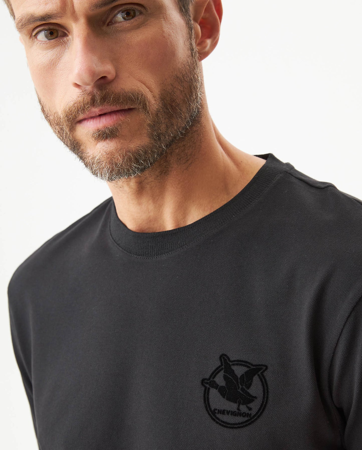 Men's T-Shirt Short Sleeve - Black