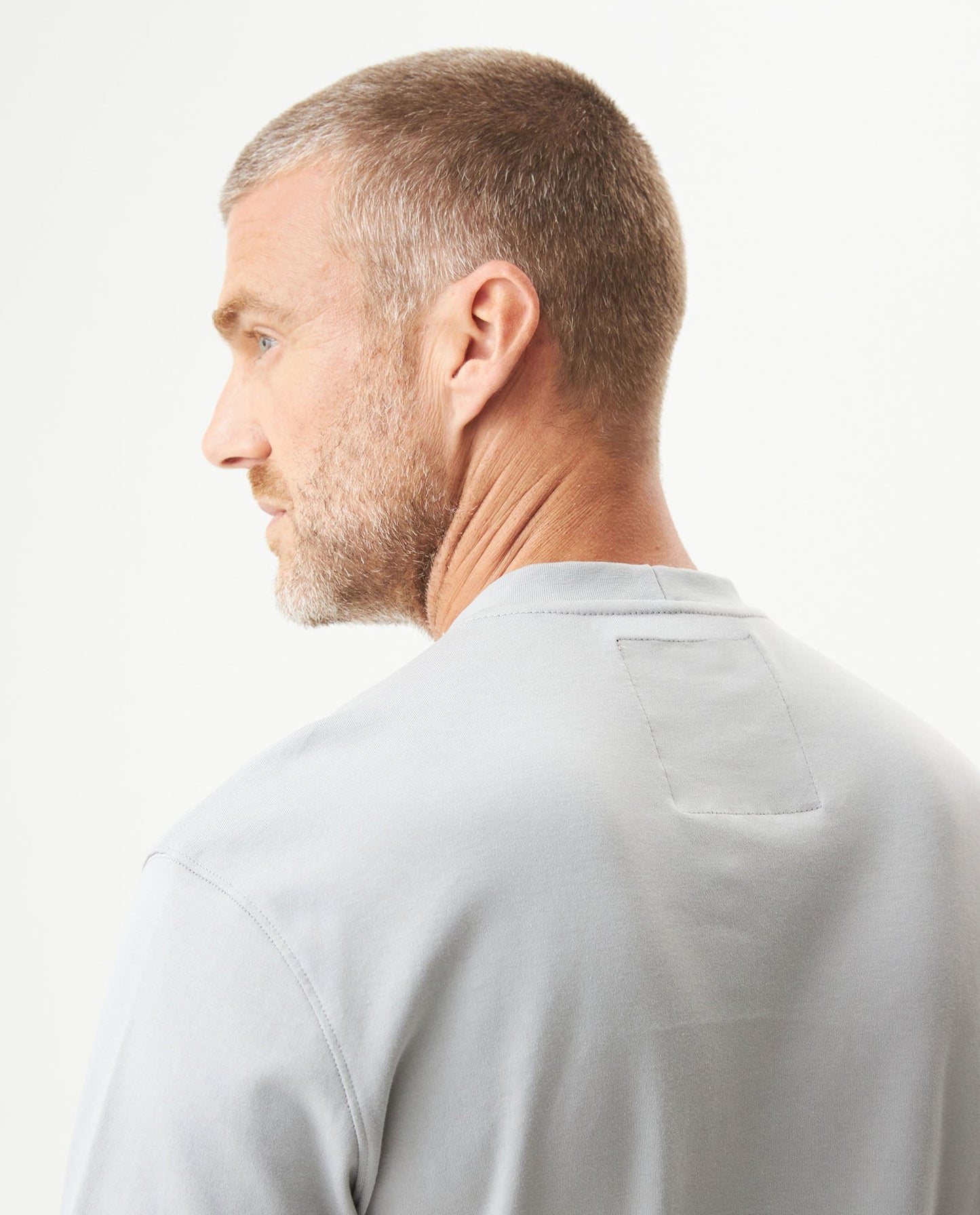 Men's Racing Long Sleeve Regular Fit T-shirt in Cotton Compass