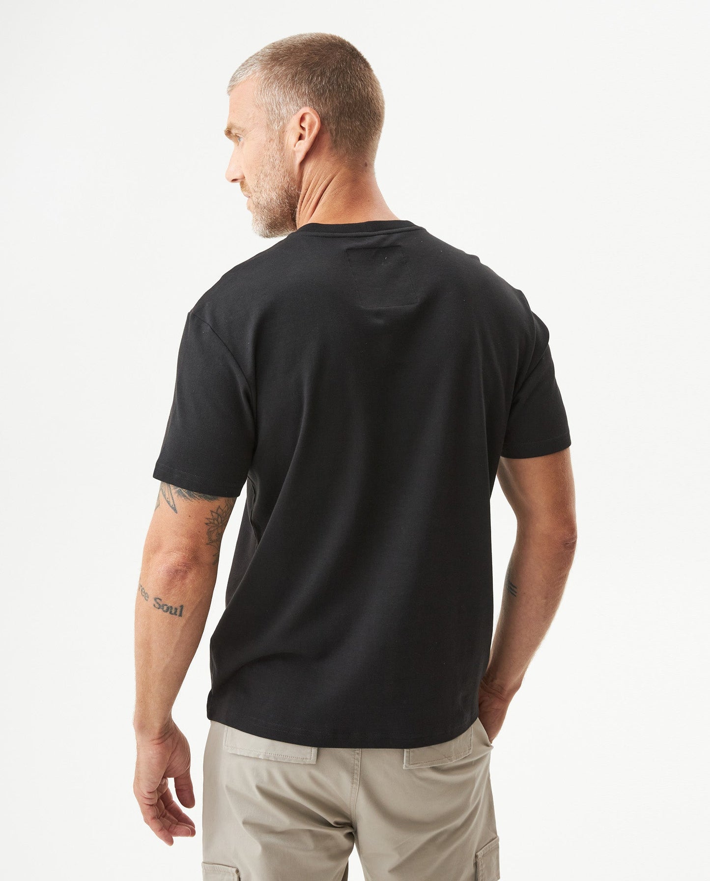 Men's Racing Graphic Slim Fit T-shirt in Cotton Wharf