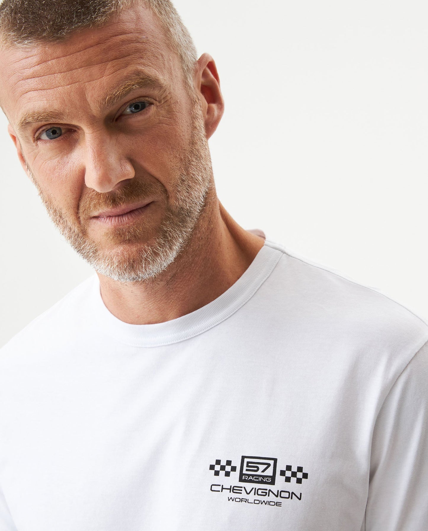 Men's Racing Slim Fit T-shirt in Cotton Nautical