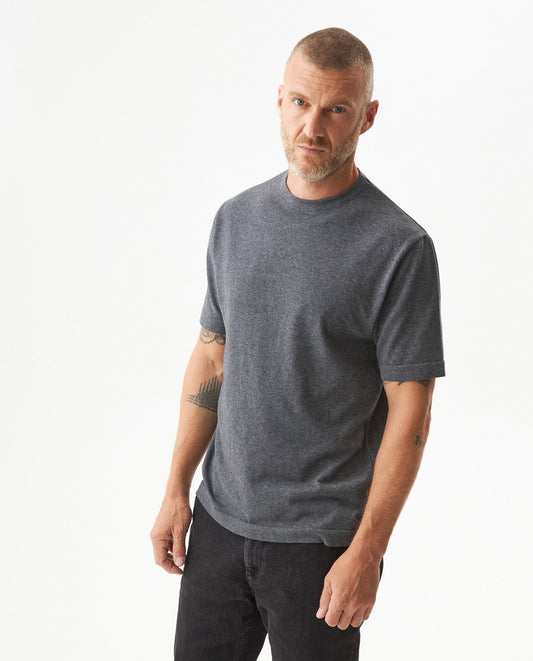Men's Heathered Cotton Knit T-shirt Sparkle